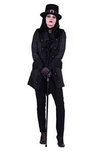 Jas dame ''Dark ages'', Zwart Jas dame ''Dark ages'', Zwart
